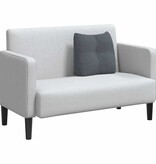 VidaXL Rugkussen Donkergrijs 45 x 24 x 50 cm Fluweel