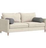 VidaXL Bolster Kussens 2 pcs Donkergrijs Ø 25 x 70 cm Microvezel Stof