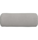 VidaXL Bolster Kussens 2 pcs Lichtgrijs Ø 25 x 70 cm Microvezel Stof