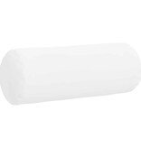 VidaXL Bolster Kussens 2 pcs Wit Ø 25 x 70 cm Stof