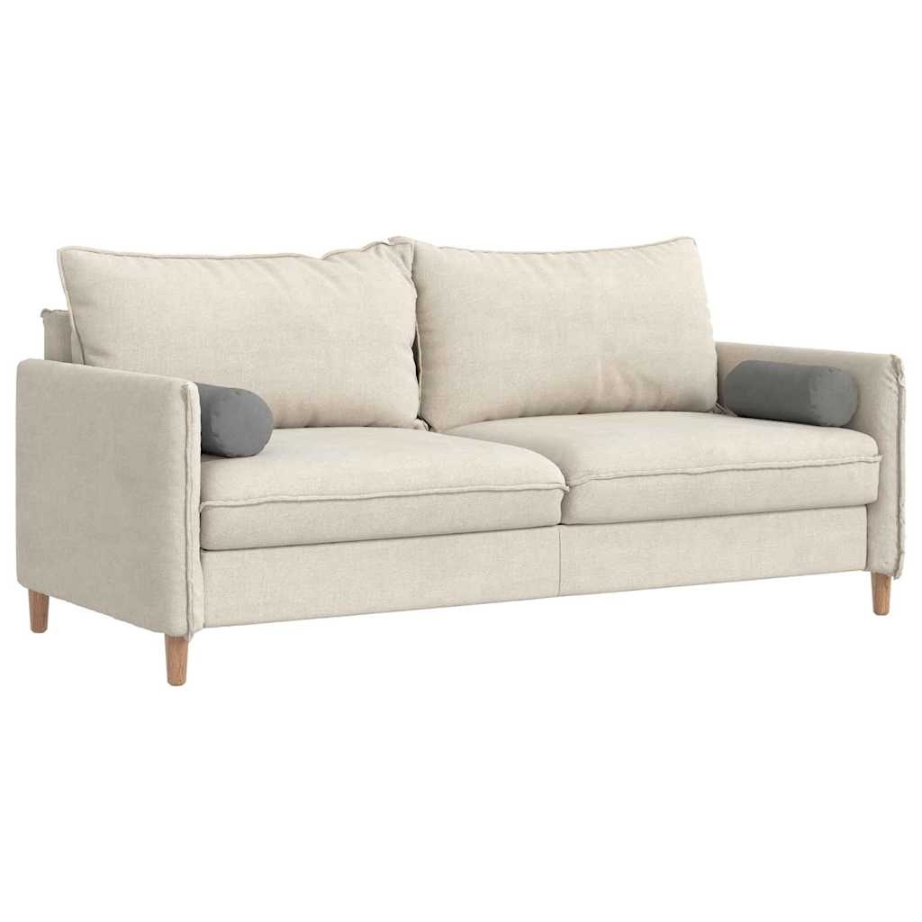 VidaXL Bolster Kussens 2 pcs Donkergrijs Ø 15 x 40 cm Microvezel Stof