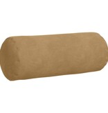 VidaXL Bolster Kussens 2 pcs Bruin Ø 15 x 40 cm Katoen Stof
