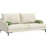 VidaXL Bolster Kussens 2 pcs Lichtgroen Ø 15 x 40 cm Katoen Stof