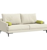 VidaXL Bolster Kussens 2 pcs Lichtgroen Ø 15 x 40 cm Stof