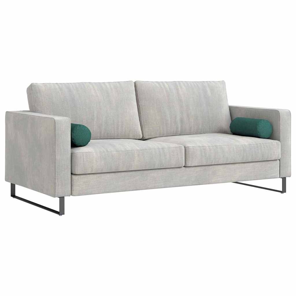 VidaXL Bolster Kussens 2 pcs Donkergroen Ø 15 x 40 cm Stof