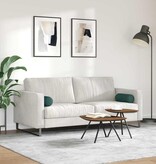 VidaXL Bolster Kussens 2 pcs Donkergroen Ø 15 x 40 cm Stof