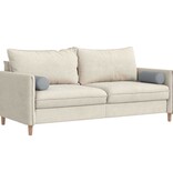 VidaXL Bolster Kussens 2 pcs Lichtgrijs Ø 15 x 40 cm Stof