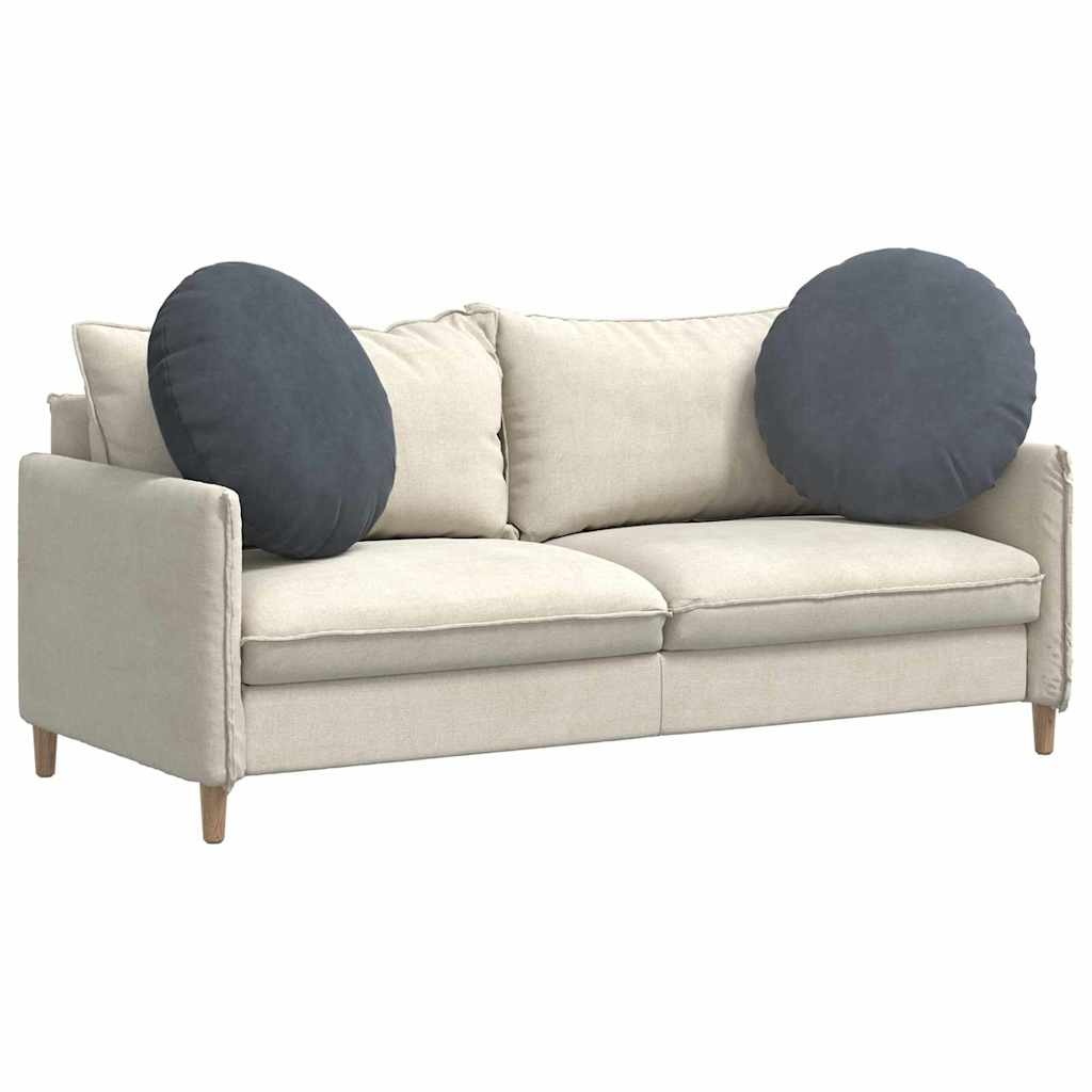 VidaXL Zitkussens 2 pcs Donkergrijs Ø 40 x 13 cm Fluweel