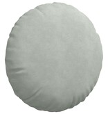 VidaXL Zitkussens 2 pcs Lichtgrijs Ø 40 x 13 cm Fluweel