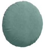 VidaXL Zitkussens 2 pcs Zeegroen Ø 40 x 13 cm Fluweel