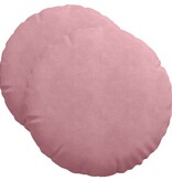 VidaXL Zitkussens 2 pcs Roze Ø 40 x 13 cm Fluweel