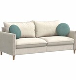 VidaXL Zitkussens 2 pcs Zeegroen Ø 40 x 13 cm Fluweel