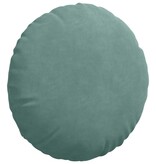 VidaXL Zitkussens 2 pcs Zeegroen Ø 40 x 13 cm Fluweel