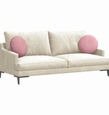 VidaXL Zitkussens 2 pcs Roze Ø 40 x 13 cm Fluweel