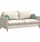 VidaXL Zitkussens 2 pcs Zeegroen Ø 40 x 13 cm Fluweel