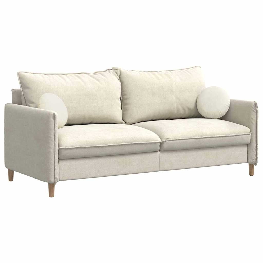 VidaXL Zitkussens 2 pcs Crème Ø 40 x 13 cm Fluweel