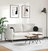 VidaXL Zitkussens 2 pcs Zwart Ø 40 x 13 cm Fluweel