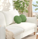 VidaXL Zitkussens 2 pcs Lichtgroen Ø 40 x 13 cm Fluweel