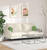 VidaXL Zitkussens 2 pcs Lichtgroen Ø 40 x 13 cm Fluweel