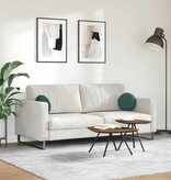 VidaXL Zitkussens 2 pcs Donkergroen Ø 40 x 13 cm Fluweel