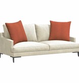 VidaXL Sofa Kussens 2 pcs Rood-oranje 80 x 80 cm Katoen Stof