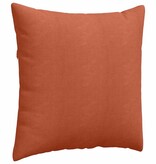 VidaXL Sofa Kussens 2 pcs Rood-oranje 80 x 80 cm Katoen Stof