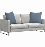 VidaXL Sofa Kussens 2 pcs Blauw 80 x 80 cm Katoen Stof