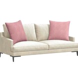 VidaXL Sofa Kussens 2 pcs Roze 80 x 80 cm Katoen Stof