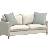 VidaXL Sofa Kussens 2 pcs Lichtgrijs 80 x 80 cm Katoen Stof