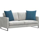VidaXL Sofa Kussens 2 pcs Blauw 80 x 80 cm Katoen Stof