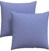 VidaXL Sofa Kussens 2 pcs Blauw 80 x 80 cm Stof