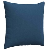 VidaXL Sofa Kussens 2 pcs Blauw 80 x 80 cm Stof