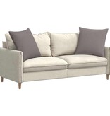 VidaXL Sofa Kussens 2 pcs Taupe 80 x 80 cm Stof