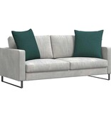 VidaXL Sofa Kussens 2 pcs Donkergroen 80 x 80 cm Stof