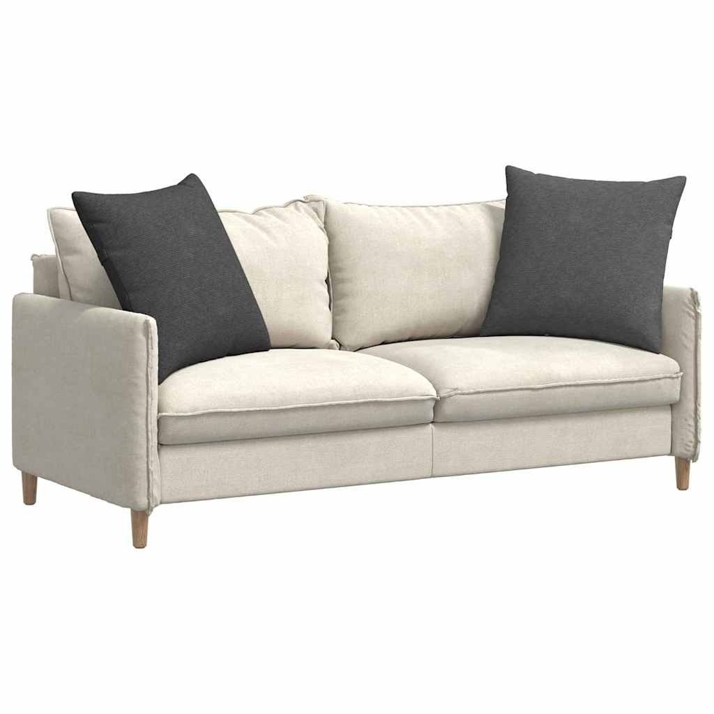 VidaXL Sofa Kussens 2 pcs Donkergrijs 60 x 60 cm Katoen Stof