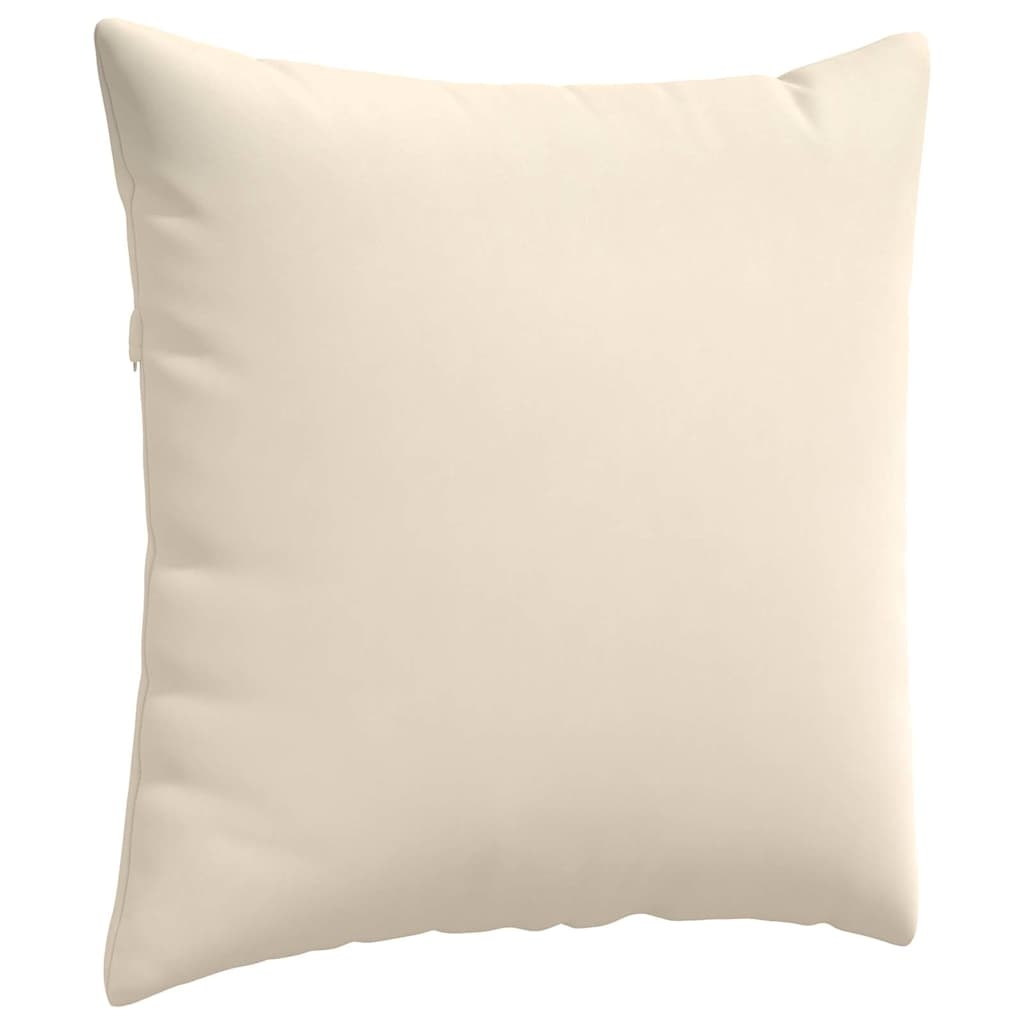 VidaXL Sofa Kussens 2 pcs Beige 60 x 60 cm Stof