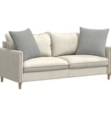 VidaXL Sofa Kussens 2 pcs Lichtgrijs 60 x 60 cm Stof