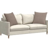 VidaXL Sofa Kussens 2 pcs Taupe 60 x 60 cm Stof
