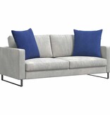 VidaXL Sofa Kussens 2 pcs Politieblauw 60 x 60 cm Katoen Stof