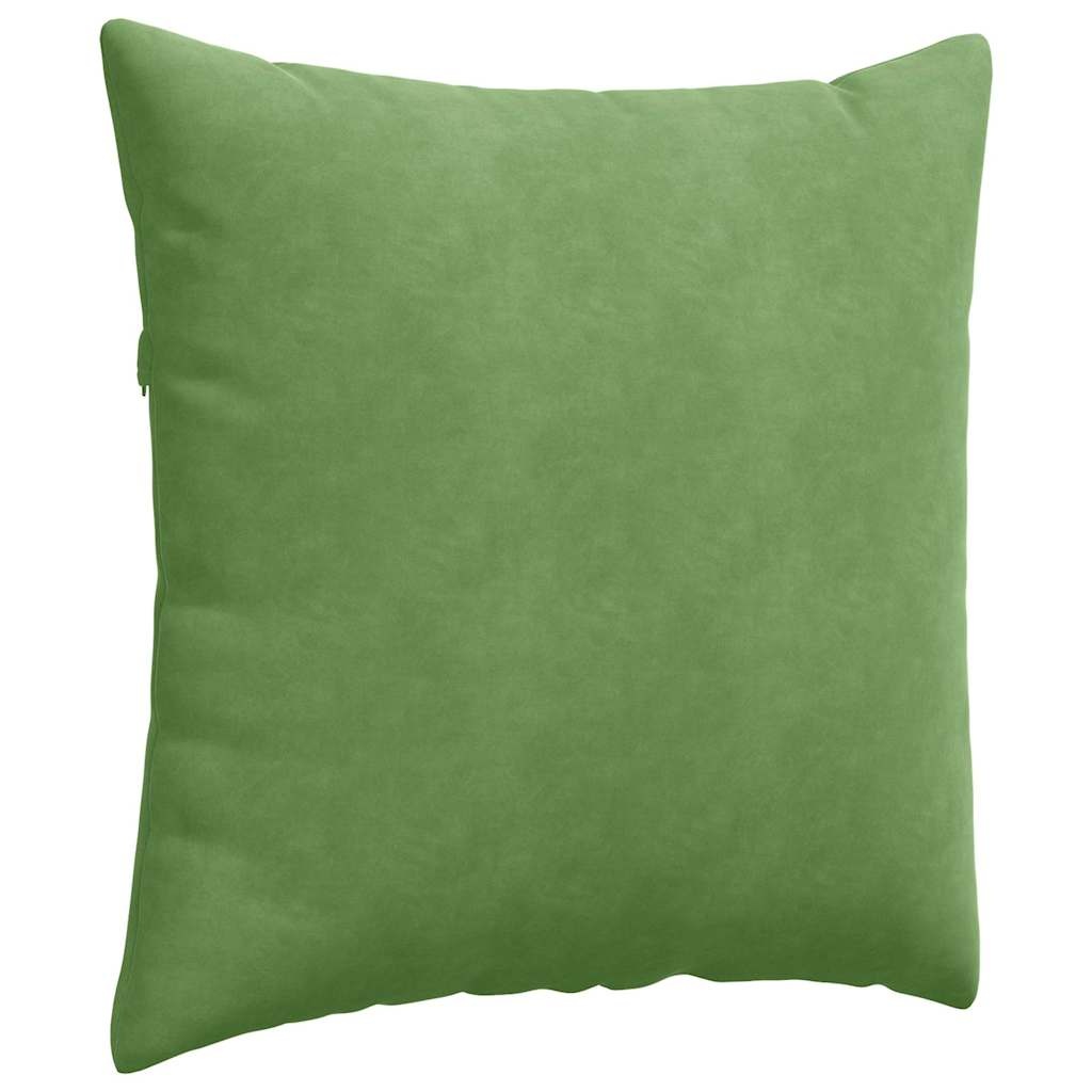 VidaXL Sofa Kussens 2 pcs Lichtgroen 60 x 60 cm Katoen Stof