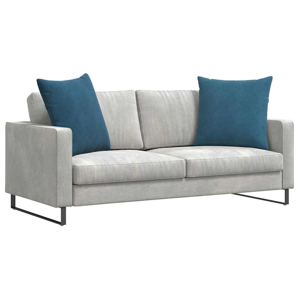 VidaXL Sofa Kussens 2 pcs Blauw 60 x 60 cm Katoen Stof