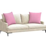 VidaXL Sofa Kussens 2 pcs Roze 60 x 60 cm Stof