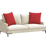 VidaXL Sofa Kussens 2 pcs Rood 60 x 60 cm Stof