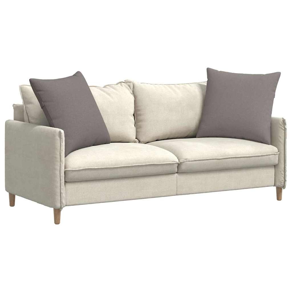 VidaXL Sofa Kussens 2 pcs Taupe 60 x 60 cm Stof