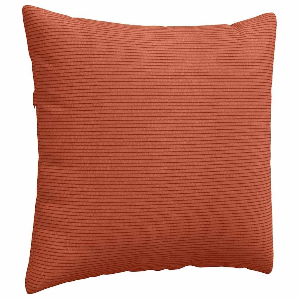 VidaXL Sofa Kussens 2 pcs Rood-oranje 50 x 50 cm Katoen Stof