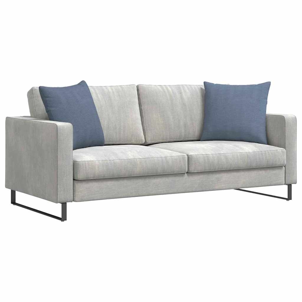 VidaXL Sofa Kussens 2 pcs Blauw 50 x 50 cm Katoen Stof