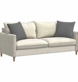 VidaXL Sofa Kussens 2 pcs Donkergrijs 50 x 50 cm Stof