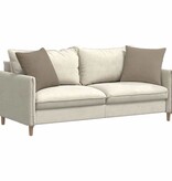 VidaXL Sofa Kussens 2 pcs Taupe 50 x 50 cm Stof
