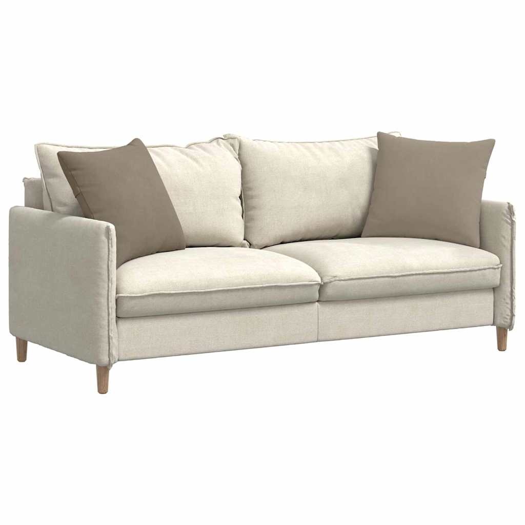VidaXL Sofa Kussens 2 pcs Taupe 50 x 50 cm Stof