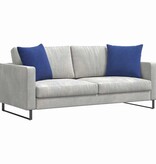 VidaXL Sofa Kussens 2 pcs Politieblauw 50 x 50 cm Katoen Stof